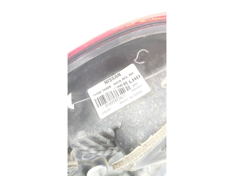 Recambio de piloto trasero derecho para nissan micra iv (k13k, k13kk) 1.2 referencia OEM IAM   