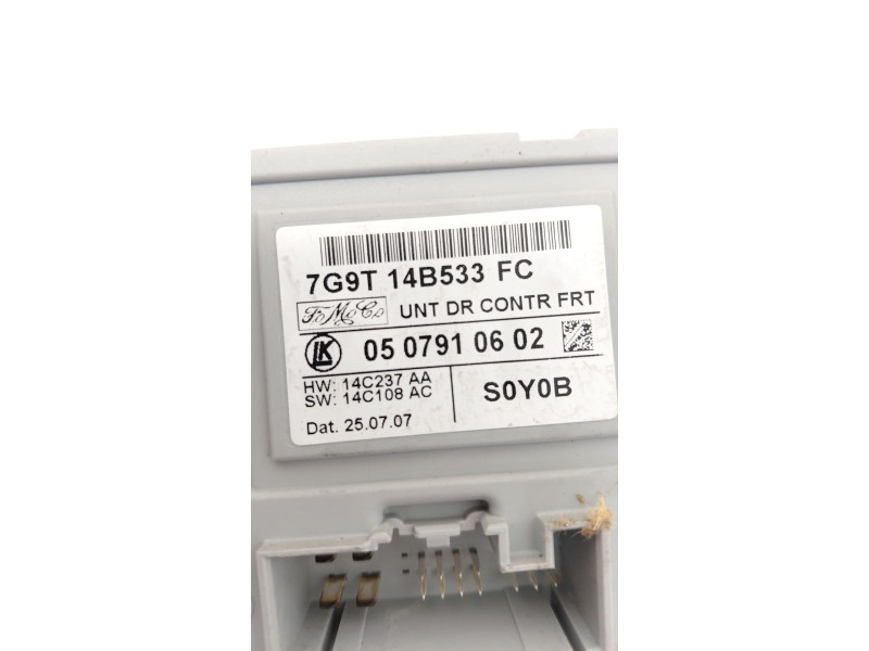Recambio de modulo confort para ford mondeo iv (ba7) 1.8 tdci referencia OEM IAM 7G9T14B533  