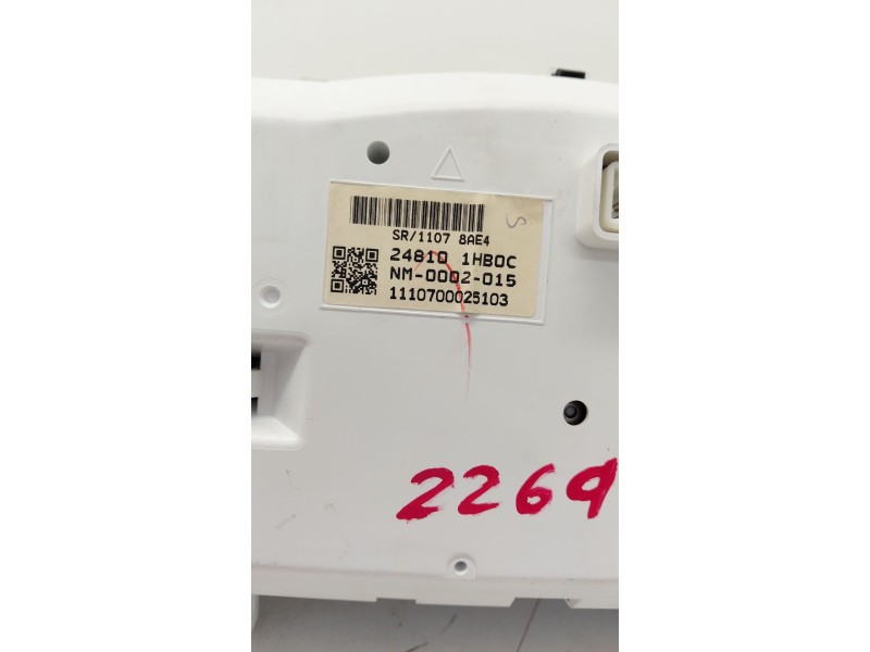 Recambio de cuadro instrumentos para nissan micra iv (k13k, k13kk) 1.2 referencia OEM IAM 248101HB0C  
							