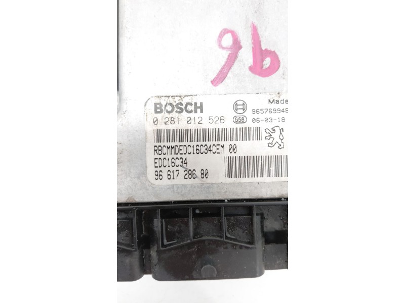 Recambio de centralita motor uce para peugeot 207/207+ (wa_, wc_) 1.4 hdi referencia OEM IAM 9661728680  
							