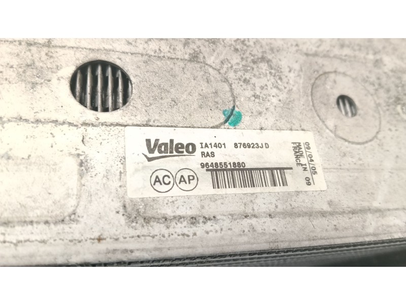Recambio de intercooler para peugeot 307 (3a/c) 1.6 hdi 110 referencia OEM IAM 9648551880  