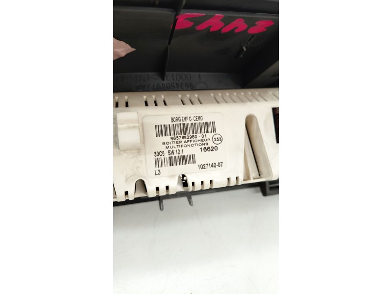 Recambio de pantalla multifuncion para peugeot 307 (3a/c) 1.6 hdi 110 referencia OEM IAM 9657882980  
							