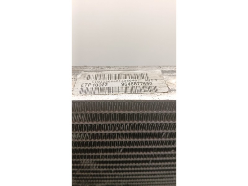 Recambio de radiador agua para peugeot 307 (3a/c) 1.6 hdi 110 referencia OEM IAM 9646577680  