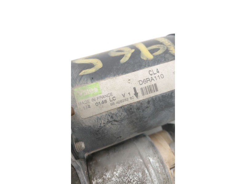 Recambio de motor arranque para peugeot 206 van 1.4 hdi referencia OEM IAM 9640825280  