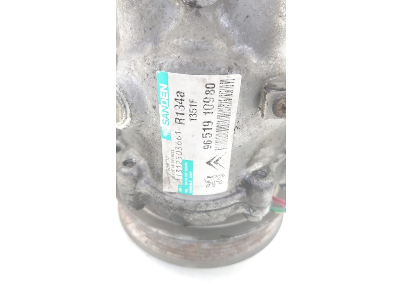 Recambio de compresor aire acondicionado para peugeot 207/207+ (wa_, wc_) 1.4 hdi referencia OEM IAM 9651910980  
							