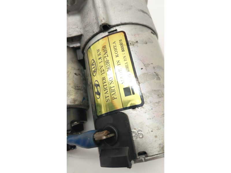 Recambio de motor arranque para kia carens iv 1.7 crdi referencia OEM IAM 361002A950  