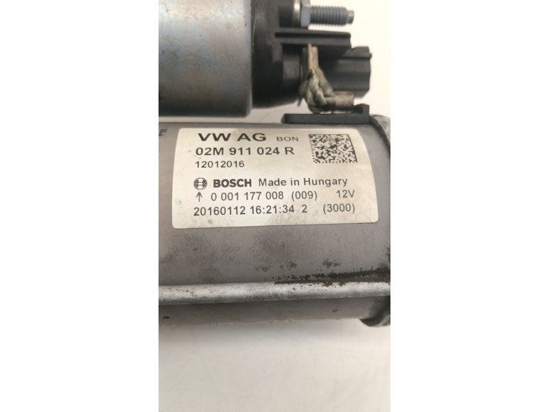 Recambio de motor arranque para seat ibiza iv (6j5, 6p1) 1.2 tsi referencia OEM IAM 02M911024R  
							