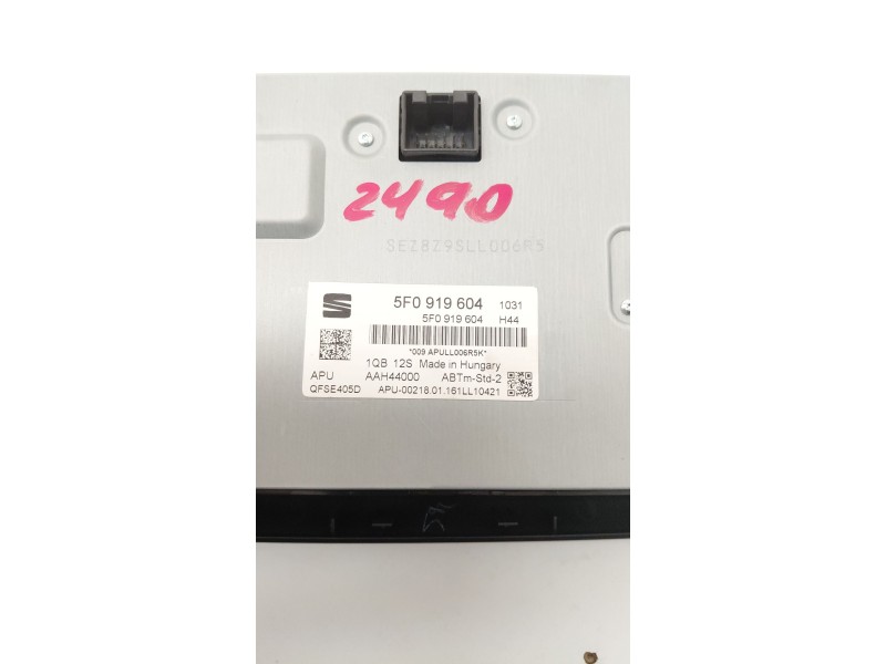 Recambio de pantalla multifuncion para seat ibiza iv (6j5, 6p1) 1.2 tsi referencia OEM IAM 5F0919604  