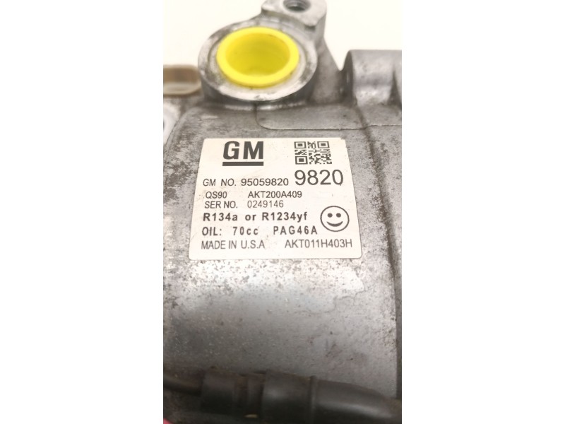 Recambio de compresor aire acondicionado para opel mokka / mokka x (j13) 1.7 cdti (_76) referencia OEM IAM 95059820  
							