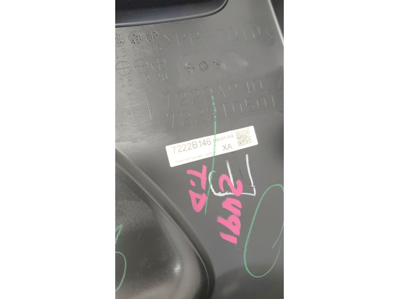 Recambio de guarnecido puerta trasera derecha para mitsubishi mirage / space star vi hatchback (a0_a) 1.2 (a03a) referencia OEM 