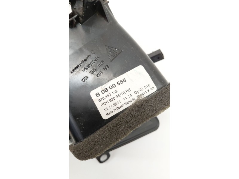 Recambio de rejilla aireadora para porsche panamera (970) 3.0 d referencia OEM IAM 970552132  
							