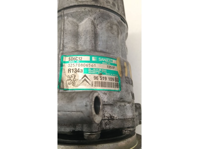 Recambio de compresor aire acondicionado para citroën c4 i (lc_) 1.4 16v referencia OEM IAM 9651910980  
							