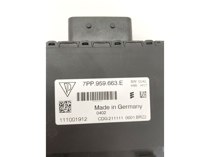 Recambio de modulo electronico para porsche panamera (970) 3.0 d referencia OEM IAM 7PP959663E  