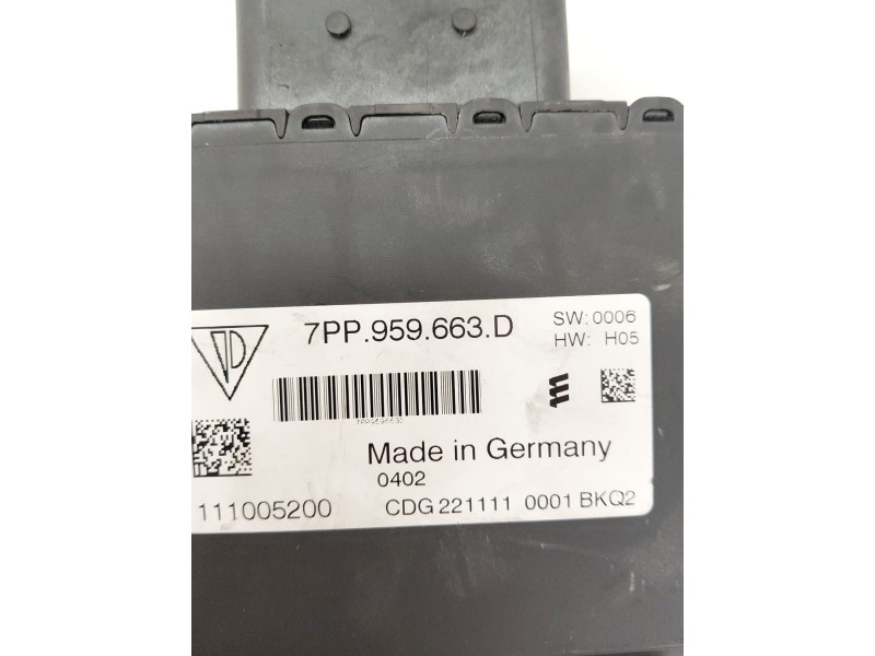 Recambio de modulo electronico para porsche panamera (970) 3.0 d referencia OEM IAM 7PP959663D  
							
