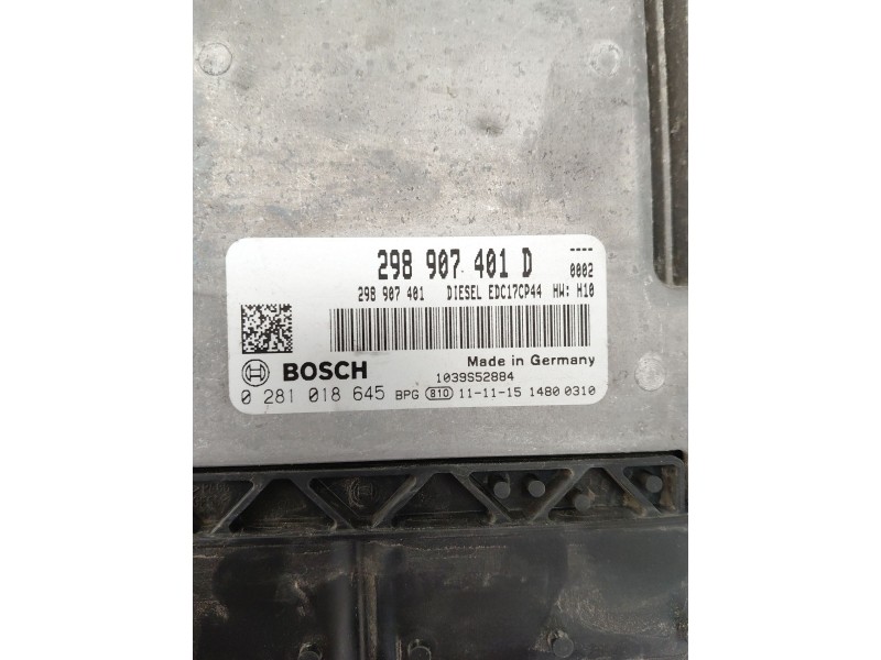 Recambio de centralita motor uce para porsche panamera (970) 3.0 d referencia OEM IAM 298907401D  
							