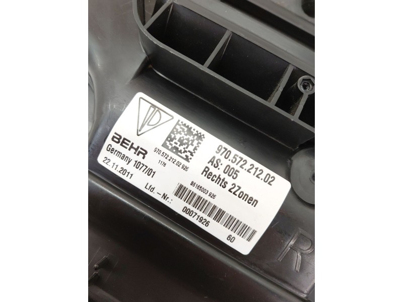 Recambio de electroventilador para porsche panamera (970) 3.0 d referencia OEM IAM 97057221202  