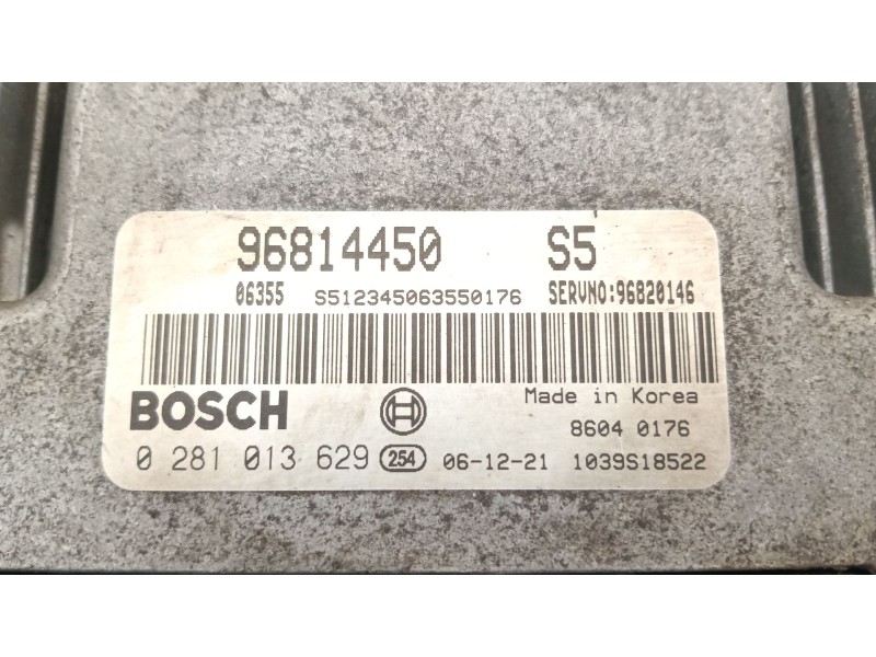 Recambio de centralita motor uce para chevrolet epica (kl1_) 2.0 d referencia OEM IAM 96814450  