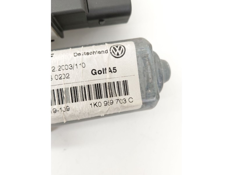 Recambio de motor elevalunas trasero izquierdo para volkswagen golf v (1k1) 1.9 tdi referencia OEM IAM 1K0959703C  
							