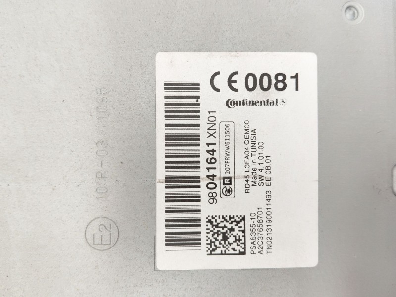 Recambio de sistema audio / radio cd para peugeot 308 i (4a_, 4c_) 1.6 16v referencia OEM IAM 98041641XN  
							