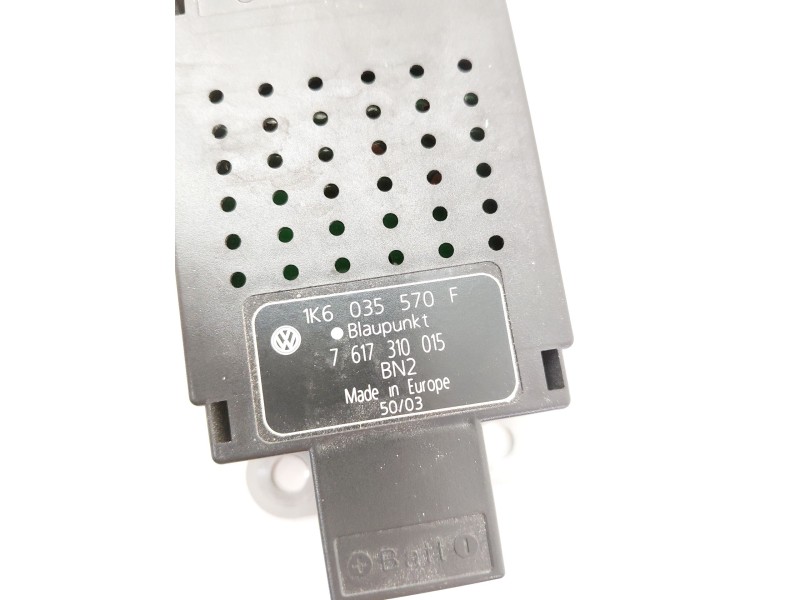 Recambio de antena para volkswagen golf v (1k1) 1.9 tdi referencia OEM IAM 1K6035570F  
							