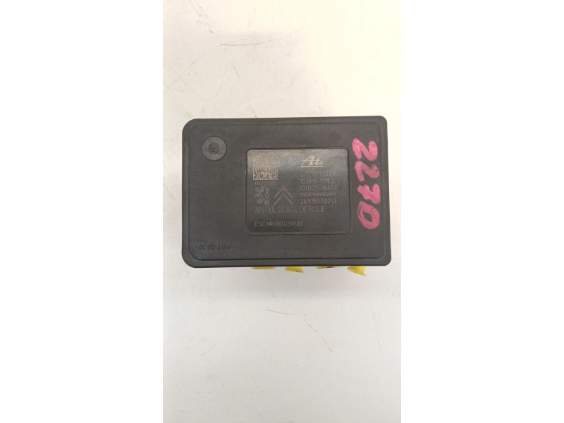 Recambio de abs para peugeot 208 i (ca_, cc_) 1.2 vti 82 referencia OEM IAM 9806891780  
