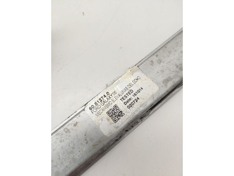 Recambio de elevalunas delantero derecho para ford s-max (wa6) 2.0 tdci referencia OEM IAM 60812740  
							