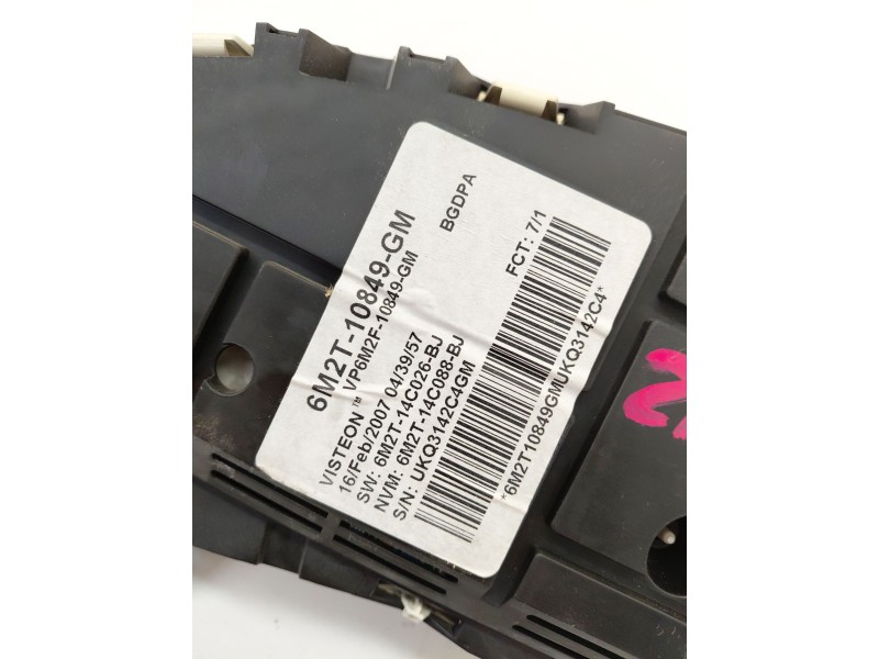 Recambio de cuadro instrumentos para ford s-max (wa6) 2.0 tdci referencia OEM IAM 6M2T10849GM  
							