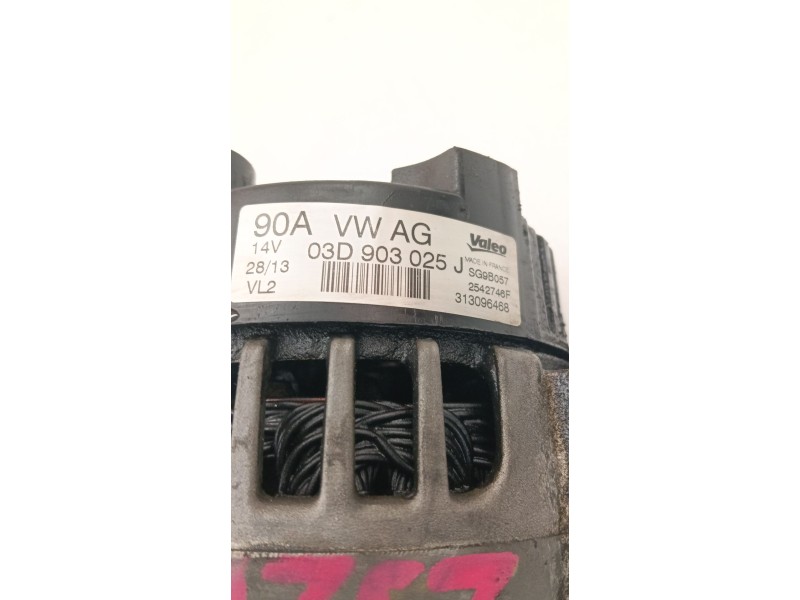Recambio de alternador para seat ibiza iv (6j5, 6p1) 1.2 referencia OEM IAM 03D903025J  