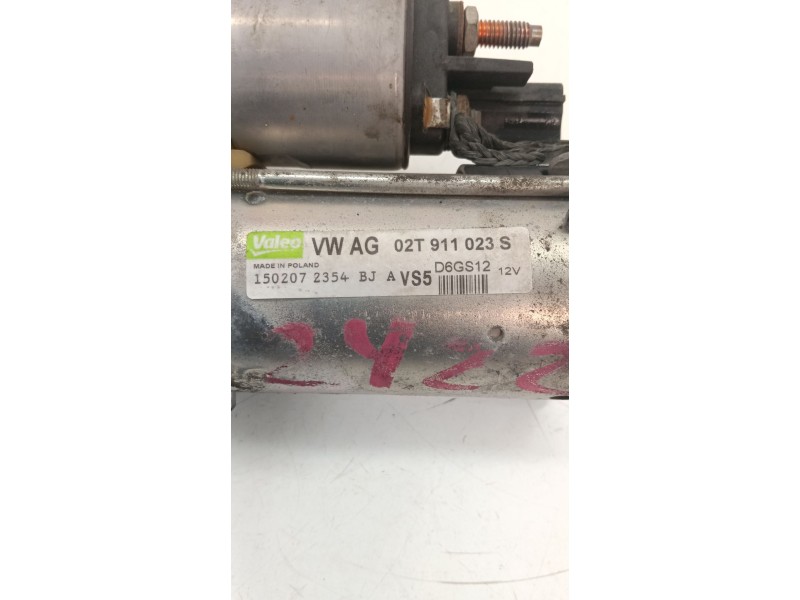 Recambio de motor arranque para skoda fabia i (6y2) 1.2 referencia OEM IAM 02T911023S  