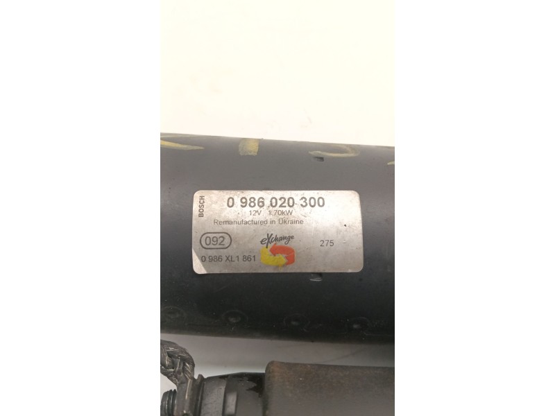 Recambio de motor arranque para skoda octavia ii (1z3) 1.6 lpg referencia OEM IAM 0986020300  
							