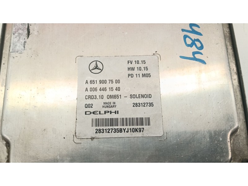 Recambio de centralita motor uce para mercedes-benz clase c coupé (c204) c 220 cdi (204.302) referencia OEM IAM A6519007500  