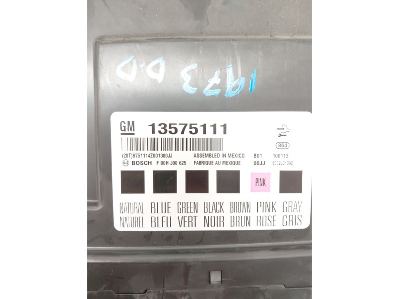 Recambio de modulo confort para opel astra j (p10) 1.6 (68) referencia OEM IAM 13575111  