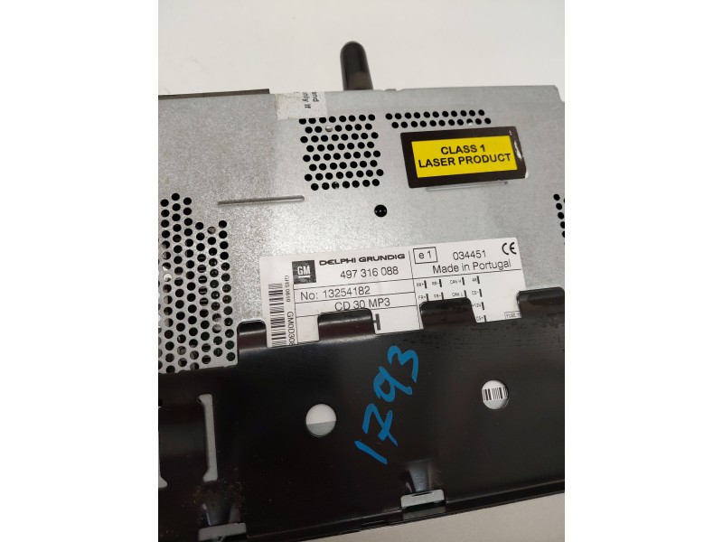 Recambio de sistema audio / radio cd para opel corsa d 1.4 ecoflex 90 cv 5p referencia OEM IAM 13254182  