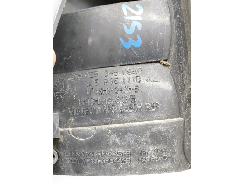 Recambio de piloto trasero izquierdo para skoda octavia ii (1z3) 1.6 lpg referencia OEM IAM 1Z5945095B  