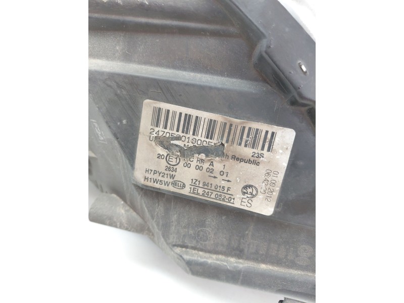 Recambio de faro izquierdo para skoda octavia ii (1z3) 1.6 lpg referencia OEM IAM 1Z1941015F  
							