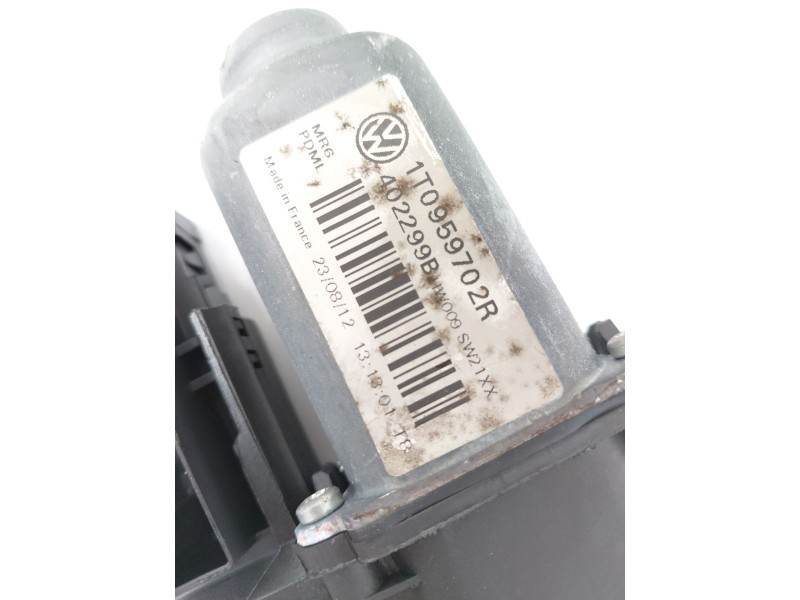 Recambio de motor elevalunas delantero derecho para skoda octavia ii (1z3) 1.6 lpg referencia OEM IAM 1T0959702R  