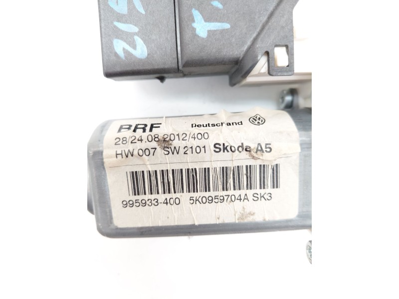 Recambio de motor elevalunas trasero derecho para skoda octavia ii (1z3) 1.6 lpg referencia OEM IAM 5K0959704A  
							