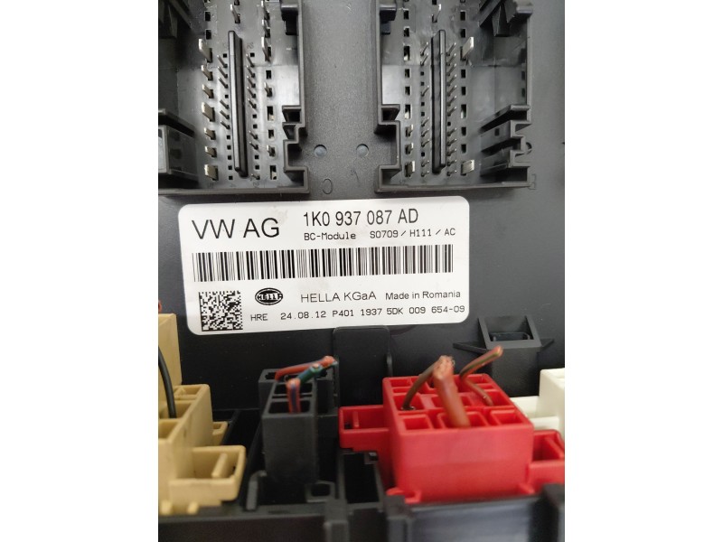 Recambio de caja reles / fusibles para skoda octavia ii (1z3) 1.6 lpg referencia OEM IAM 1K0937087AD  
							