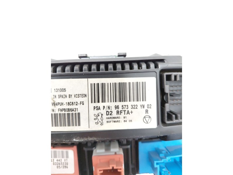 Recambio de mando climatizador para peugeot 407 (6d_) 1.6 hdi 110 (6d9hzc, 6d9hyc) referencia OEM IAM 96573322Y  