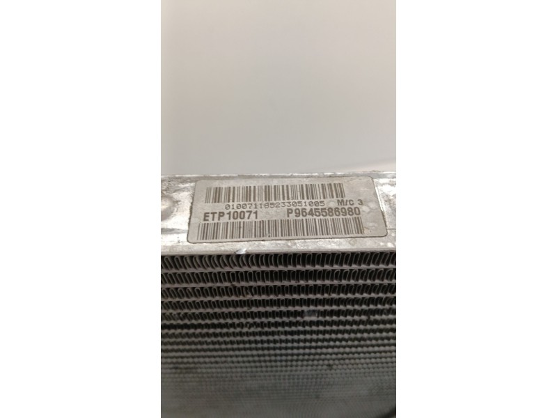 Recambio de radiador agua para peugeot 407 (6d_) 1.6 hdi 110 (6d9hzc, 6d9hyc) referencia OEM IAM 9645586980  