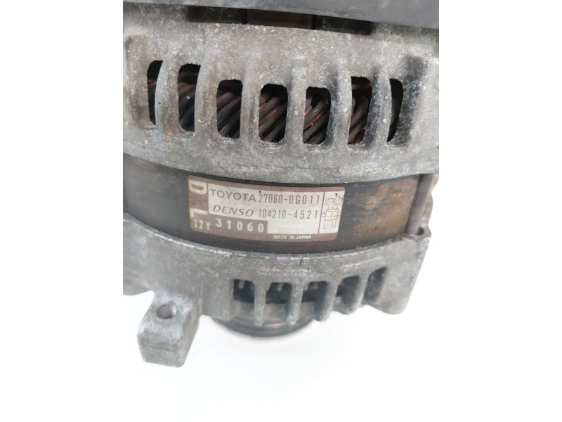 Recambio de alternador para toyota avensis (_t25_) 2.0 d-4d (adt250_) referencia OEM IAM 270600G011  