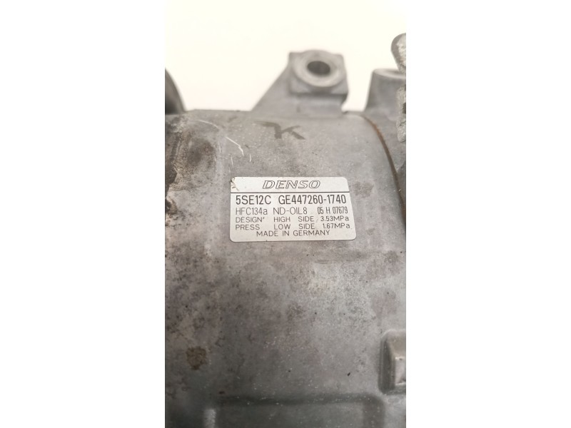Recambio de compresor aire acondicionado para toyota avensis (_t25_) 2.0 d-4d (adt250_) referencia OEM IAM 5SE12C  
							