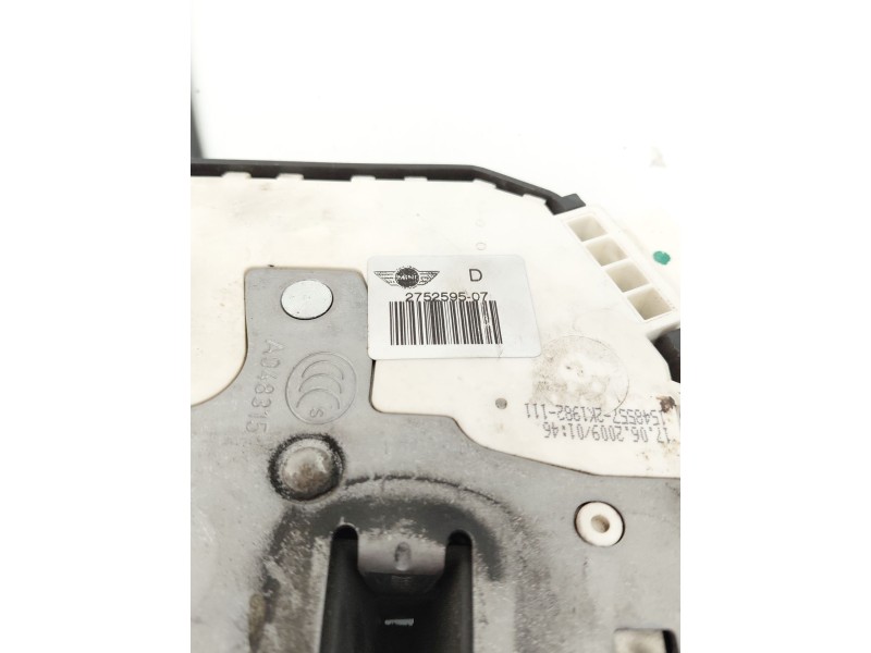 Recambio de cerradura puerta delantera izquierda para mini mini (r56) one referencia OEM IAM 275259507  