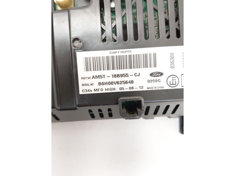 Recambio de pantalla multifuncion para ford focus iii 1.0 ecoboost referencia OEM IAM AM5T18B955CJ  
							