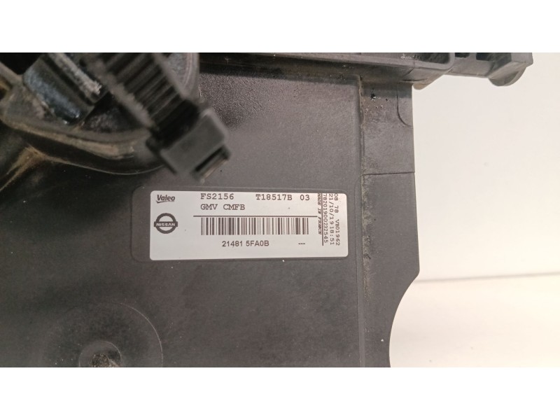 Recambio de electroventilador para nissan micra v (k14) 1.0 ig-t 100 referencia OEM IAM FS2156 T18517B 