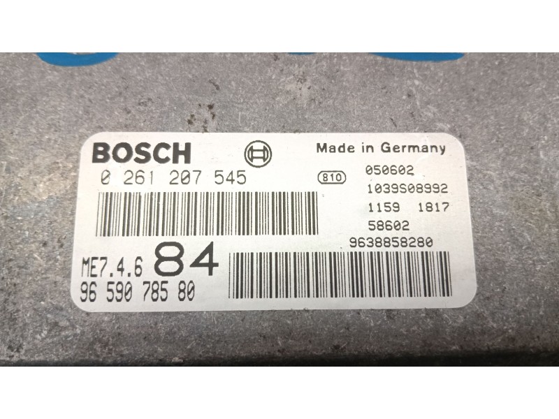 Recambio de centralita motor uce para peugeot 807 (eb_) 3.0 v6 referencia OEM IAM 0261207545  
							