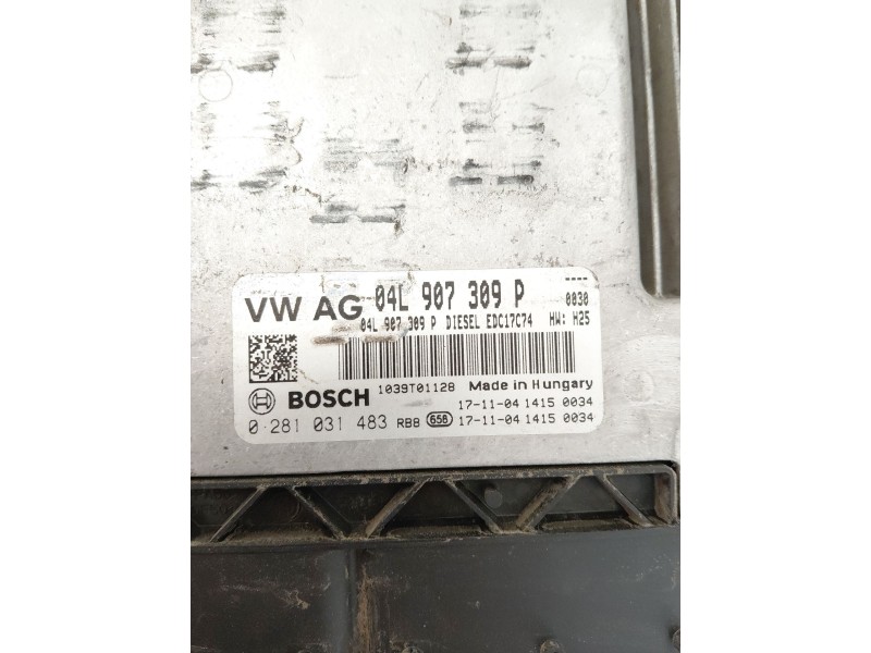 Recambio de centralita motor uce para skoda superb iii (3v3) 2.0 tdi referencia OEM IAM 04L907309  