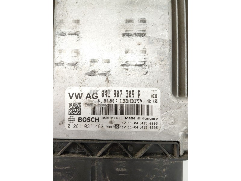 Recambio de centralita motor uce para skoda superb iii (3v3) 2.0 tdi referencia OEM IAM 04L907309P  
							