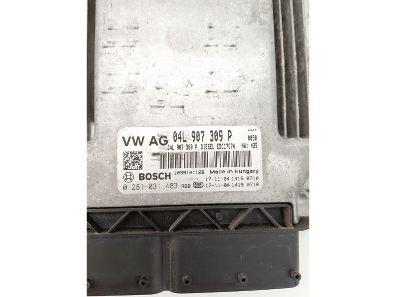 Recambio de centralita motor uce para skoda superb iii (3v3) 2.0 tdi referencia OEM IAM 04L907309P  