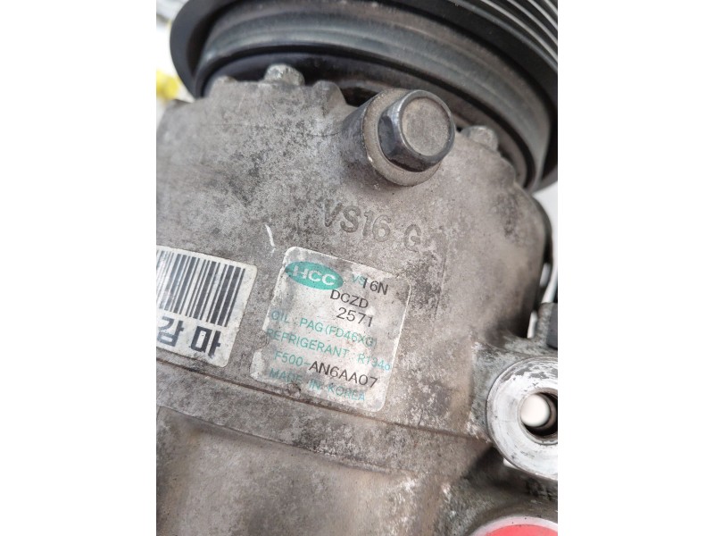Recambio de compresor aire acondicionado para hyundai i30 (fd) 1.4 referencia OEM IAM F500AN6AA07  